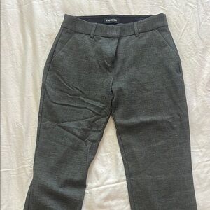 Express Gray Tapered Dress Pants